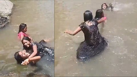 3 Andhra pradesh Teen Girls Drown While Taking Photos At Waterfall