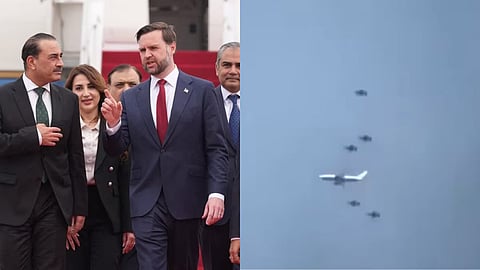 Pak F-16s Escort JD Vance's Aircraft As He Arrives In Islamabad For Iran Talks