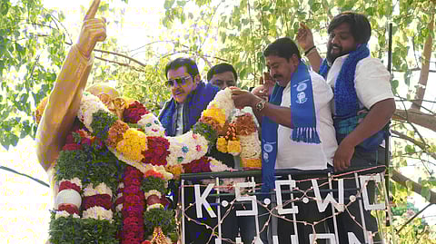 Minister Zameer Ahmed Khan in Dr B R Ambedkar Jayanthi