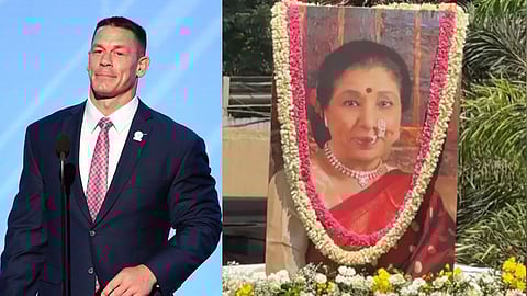 WWE star John Cena remembers late Asha Bhosle
