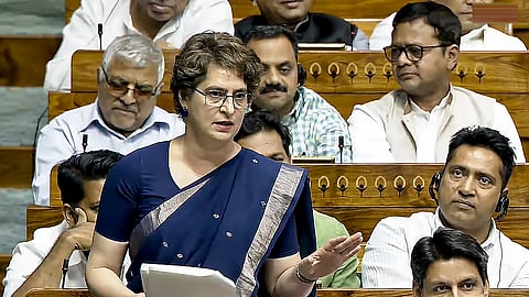 If Constitution amendment bill is passed, democracy will be finished in India: Priyanka Gandhi