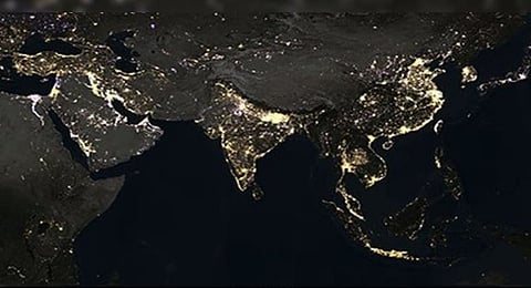 Global Map published by Nasa