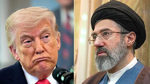 Donald Trump- mojtaba khamenei
