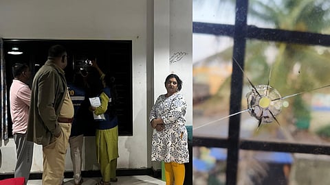 Firing at famous lawyers house in Belagavi