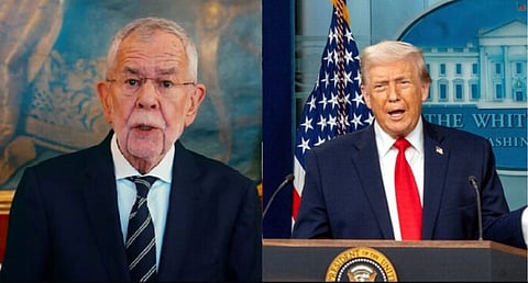 Austria PM and Donald Trump(File photo)