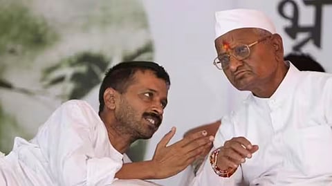 Aravind kejriwal- Anna Hazare