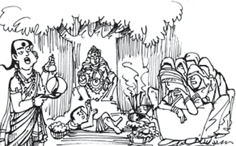 ಹೋಳಿ ಹಬ್ಬದಲ್ಲಿ ಹೆಂಗಸರಿಂದ ಗಂಡಸರಿಗೆ ಧರ್ಮದೇಟು