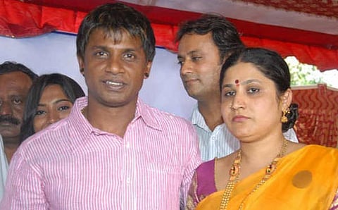 ಸಂಗ್ರಹ ಚಿತ್ರ-ನಟ ದುನಿಯಾ ವಿಜಿ ಮತ್ತು ಅವರ ಪತ್ನಿ ನಾಗರತ್ನ