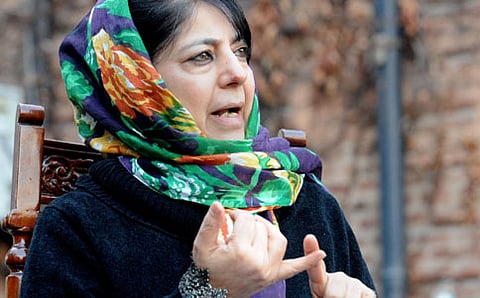 ಪಿಡಿಪಿ ಮುಖ್ಯಸ್ಥೆ ಮೆಹಬೂಬ ಮುಫ್ತಿ(ಸಂಗ್ರಹ ಚಿತ್ರ)