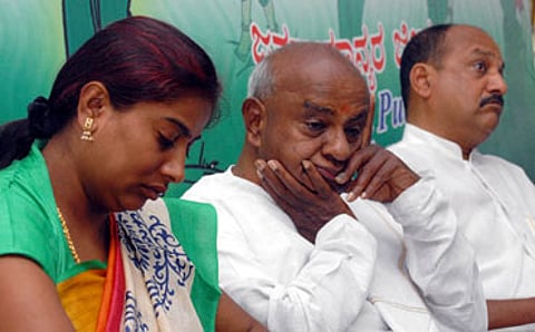 ಪಕ್ಷ ಅಧಿಕಾರಕ್ಕೆ ತರುವ ಮೂಲಕ ಕೃಷ್ಣಪ್ಪಗೆ ಶ್ರದ್ಧಾಂಜಲಿ ಸಲ್ಲಿಸಲು ದೇವೇಗೌಡರ ಸಲಹೆ