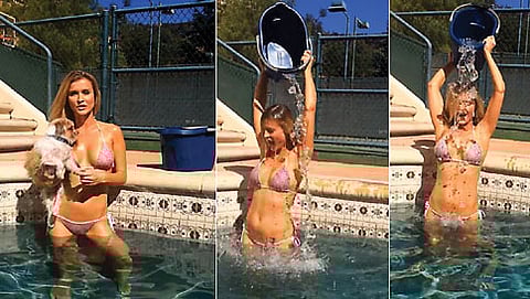 ಹಿಮ ಸುಂದರಿಯರ ಹಿಂದೆ ಬಕೆಟ್ ಹಿಡಿದು