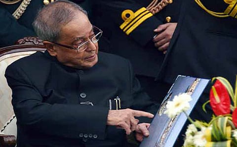ರಾಷ್ಟ್ರಪತಿ ಪ್ರಣಬ್ ಮುಖರ್ಜಿ