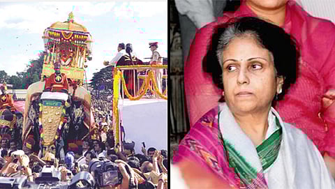 ರಾಣಿ ಪ್ರಮೋದಾ ದೇವಿ ಮತ್ತು ಜಂಬೂ ಸವಾರಿ (ಸಂಗ್ರಹ ಚಿತ್ರ)