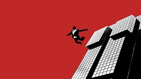 ಕಟ್ಟಡದಿಂದ ಜಿಗಿದ ವಂಚಕ(ಸಾಂದರ್ಭಿಕ ಚಿತ್ರ)