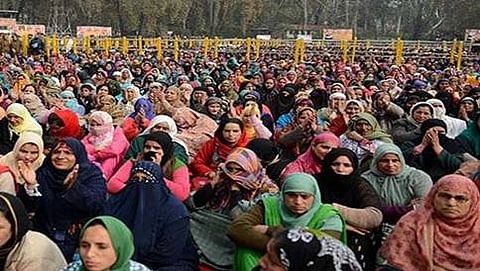 ಆರ್ ಎಸ್ಎಸ್ ಅಭಿಯಾನದಲ್ಲಿ ಪಾಲ್ಗೊಂಡಿದ್ದಮುಸ್ಲಿಂ ಮಹಿಳೆರು