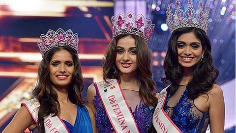 ಎಡದಿಂದ ಬಲಕ್ಕೆ -ವಾರ್ತಿಕ ಸಿಂಗ್ , ಅದಿತಿ ಆರ್ಯ, ಅಫ್ರೀನ್ ರಾಚೆಲ್ ವಾಜ್