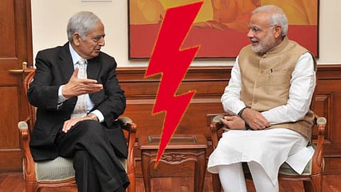 ಸಿಎಂ ಮುಫ್ತಿ ಮೊಹಮದ್ ಮತ್ತು ಪ್ರಧಾನಿ ನರೇಂದ್ರ ಮೋದಿ