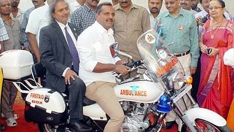 ನಗರದಲ್ಲಿ ಬೈಕ್ ಆ್ಯಂಬುಲೆನ್ಸ್ ಇಂದಿನಿಂದ
