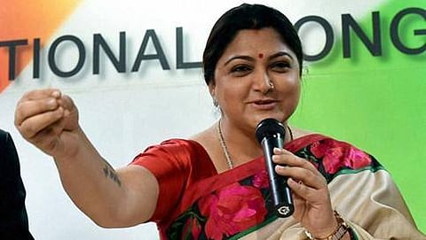 ಕಾಂಗ್ರೆಸ್ ನಾಯಕಿ ಖುಷ್ಬೂ