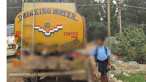 ವಾಟರ್ ಟ್ಯಾಂಕರ್ ಡಿಕ್ಕಿ (ಸಾಂದರ್ಭಿಕ ಚಿತ್ರ)