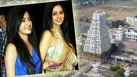 ನಟಿ ಶ್ರೀದೇವಿ ಮತ್ತು ಜಾಹ್ನವಿ ಕಪೂರ್ (ಸಂಗ್ರಹ ಚಿತ್ರ)