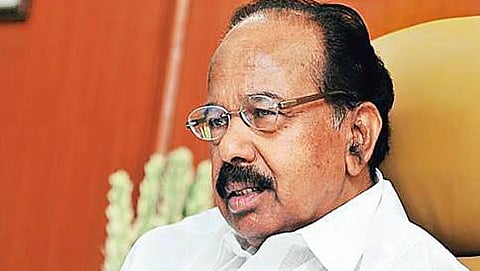 ಕೇಂದ್ರದ ಮಾಜಿ ಸಚಿವ, ಚಿಕ್ಕಬಳ್ಳಾಪುರದ ಕಾಂಗ್ರೆಸ್ ಸಂಸದ ಎಂ.ವೀರಪ್ಪ ಮೊಯ್ಲಿ