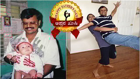 ಮಗನೊಂದಿಗೆ ಶ್ರೀನಾಥ್ ಭಲ್ಲೆ