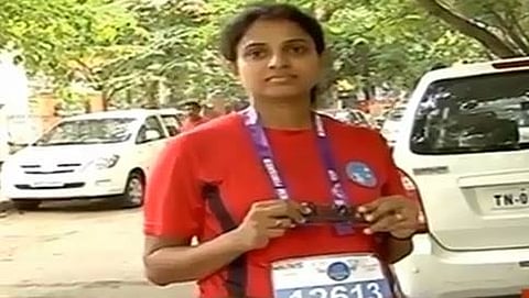 ಮ್ಯಾರಥಾನ್ ನಲ್ಲಿ ಓಡಿದ 7 ತಿಂಗಳ ಗರ್ಭಿಣಿ ಭವಾನಿ ಸಿವಂ