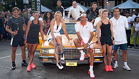 ನ್ಯೂಯಾರ್ಕ್ ನಲ್ಲಿ ಆಗಸ್ಟ್ 24ರಂದು ನಡೆದ ಸ್ಟ್ರೀಟ್ ಟೆನಿಸ್ ನಲ್ಲಿ ರಫೆಲ್ ನಡಾಲ್, ಸೆರೆನಾ ವಿಲಿಯಮ್ಸ್, ಮ್ಯಾಡಿಸನ್ ಕೀಸ್, ನಿಕ್ ಕಿರ್ಗೋಯಿಸ್, ಮಾರಿಯಾ ಶರಾಪೋವಾ, ಪೀಟ್ ಸ್ಯ