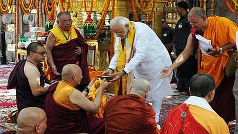 ಬೋಧ ಗಯಾ ಕ್ಷೇತ್ರದಲ್ಲಿ ಪ್ರಧಾನಿ ನರೇಂದ್ರ ಮೋದಿ