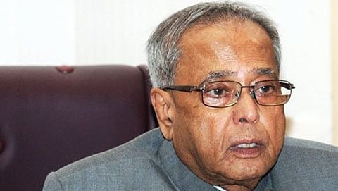 ರಾಷ್ಟ್ರಪತಿ ಪ್ರಣಬ್ ಮುಖರ್ಜಿ(ಸಂಗ್ರಹ ಚಿತ್ರ)
