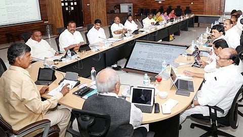 ಸಭೆಯಲ್ಲಿ ಸಿಎಂ ಚಂದ್ರಬಾಬು ನಾಯ್ಡು (ಸಂಗ್ರಹ ಚಿತ್ರ)