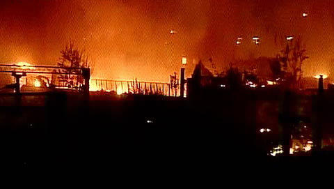 ಸಾದರ್ ಬಜಾರ್ ನಲ್ಲಿ ಬೆಂಕಿ (ಸಂಗ್ರಹ ಚಿತ್ರ)