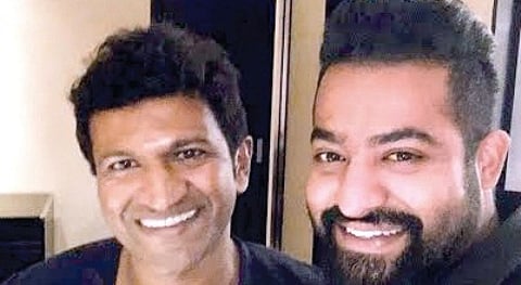 ಪುನೀತ್ ರಾಜಕುಮಾರ್ ಮತ್ತು ತೆಲುಗು ನಟ ಜೂನಿಯರ್ ಎನ್ ಟಿ ಆರ್