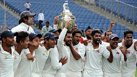 ರಣಜಿ ಚಾಂಪಿಯನ್ ಮುಂಬೈ ತಂಡ (ಚಿತ್ರಕೃಪೆ: ಕ್ರಿಕ್ ಇನ್ಫೋ)