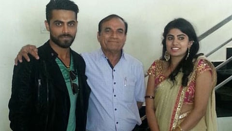 ರವೀಂದ್ರ ಜಡೇಜಾ ಮತ್ತು ರೀವಾ ಸೊಲಂಕಿ (ಸಂಗ್ರಹ ಚಿತ್ರ)