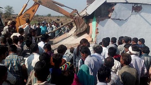 ಸ್ಫೋಟಗೊಂಡ ಮನೆ