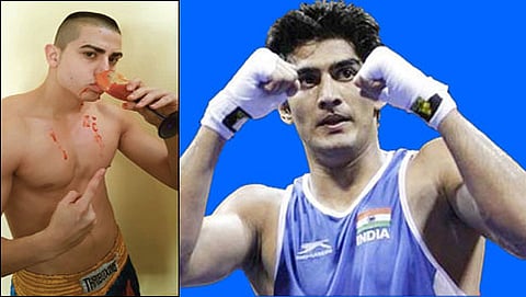 ಭಾರತದ ವಿಜೇಂದರ್ ಸಿಂಗ್ ಹಾಗೂ ಹಂಗೆರಿಯ ಹೊರ್ವಾತ್ (ಸಂಗ್ರಹ ಚಿತ್ರ)