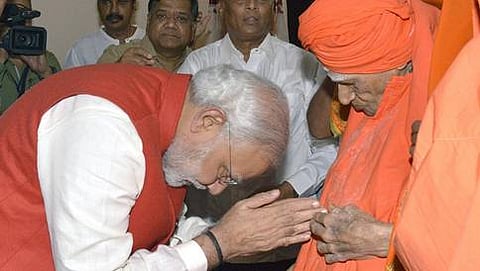 ಪ್ರಧಾನಿ ನರೇಂದ್ರ ಮೋದಿ-ಡಾ.ಶಿವಕುಮಾರ ಸ್ವಾಮೀಜಿ