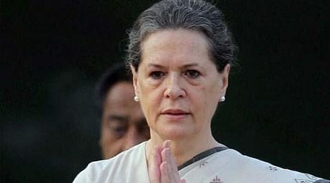 ಕಾಂಗ್ರೆಸ್ ಅಧ್ಯಕ್ಷೆ ಸೋನಿಯಾ ಗಾಂಧಿ
