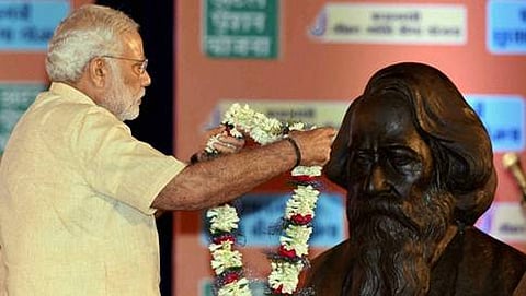 ರವೀಂದ್ರನಾಥ್ ಠಾಗೂರರ 155 ನೇ ಜಯಂತಿ, ಪ್ರಧಾನಿ ಮೋದಿಯಿಂದ ಗೌರವಾರ್ಪಣೆ (ಸಂಗ್ರಹ ಚಿತ್ರ)