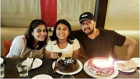 ಮಗಳು ಸಾನ್ವಿ ಹುಟ್ಟುಹಬ್ಬದಲ್ಲಿ ಸುದೀಪ್ ಮತ್ತು ಪ್ರಿಯಾ