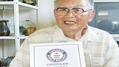 96ನೇ ವರ್ಷದಲ್ಲಿ ಪದವಿ ಪಡೆದ ಶಿಗೆಮಿ ಹಿರಾತಾ