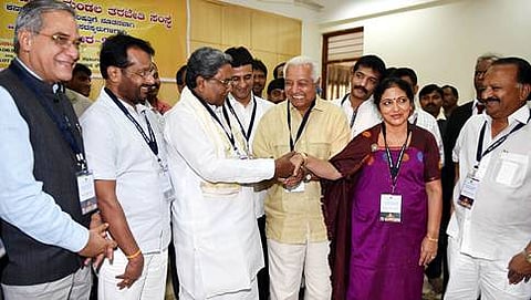 ನೂತನ ಶಾಸಕರುಗಳ ಜೊತೆ ಸಿಎಂ ಸಿದ್ದರಾಮಯ್ಯ