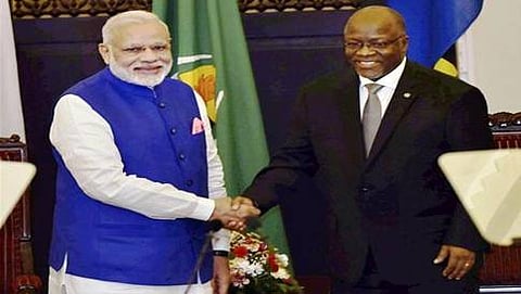 ತಾಂಜೇನಿಯಾಗೆ 92 ಮಿಲಿಯನ್ ಡಾಲರ್ ಆರ್ಥಿಕ ನೆರವು ಘೋಷಿಸಿದ ಪ್ರಧಾನಿ ನರೇಂದ್ರ ಮೋದಿ