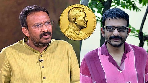 ಪ್ರಶಸ್ತಿ ಪುರಸ್ಕೃತ ಟಿಎಂ ಕೃಷ್ಣ ಹಾಗೂ ಬೆಜ್ವಾಡ ವಿಲ್ಸನ್ (ಸಂಗ್ರಹ ಚಿತ್ರ)