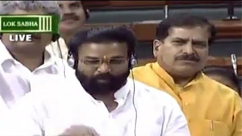 ಲೋಕಸಭೆಯಲ್ಲಿ ಕರ್ನಾಟಕದ ಸಂಸದರು (ಚಿತ್ರಕೃಪೆ: ಲೋಕಸಭಾ ಟಿವಿ)