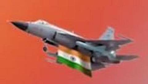 ಭಾರತದ ತ್ರಿವರ್ಣ ಧ್ವಜದೊಂದಿಗೆ ಪಾಕಿಸ್ತಾನದ ಜೆಎಫ್-17 ಯುದ್ಧ ವಿಮಾನದ ಚಿತ್ರವಿರುವ ಸಂಸ್ಕೃತಿ ಸಚಿವಾಲಯದ ಪ್ರಚಾರ ವಿಡಿಯೋ