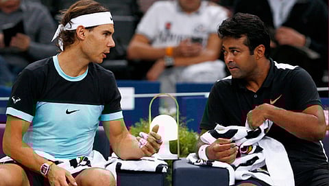 ರಾಫೆಲ್ ನಡಾಲ್ ಹಾಗೂ ಲಿಯಾಂಡರ್ ಪೇಸ್ (ಸಂಗ್ರಹ ಚಿತ್ರ)