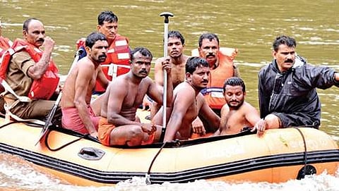 ಶವ ಪತ್ತೆ ಹಚ್ಚಲು ತೆರಳಿದ್ದ ರಕ್ಷಣಾ ತಂಡ